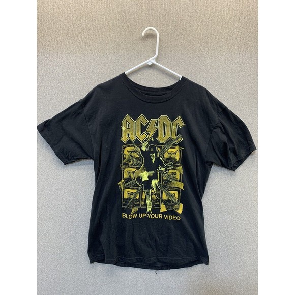 VINTAGE AC/DC Blow Up Your Video World Tour 1988 T-Shirt - Picture 11 of 16